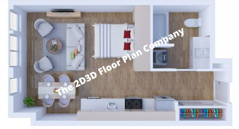 The 2D 3D Floor Plan Company  3D Floor Plan Services