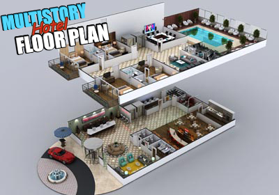 floor plan rendering