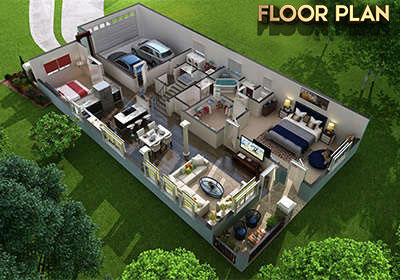 3D Floor Plan Design