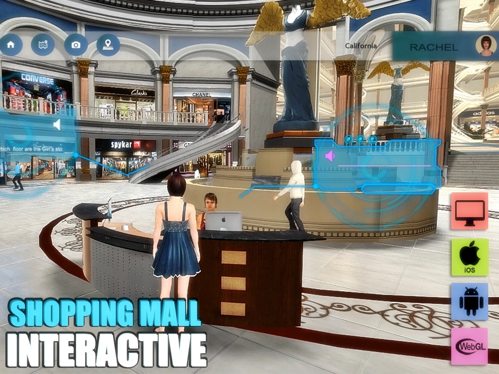 Shopping Mall Application - VR Web