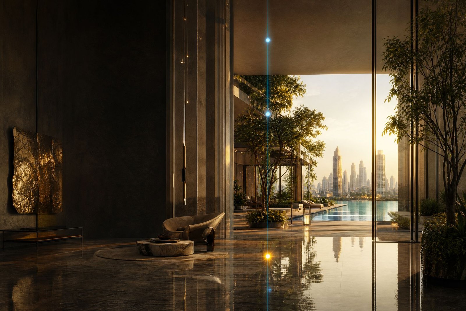 Scroll-led property sales storytelling sequence