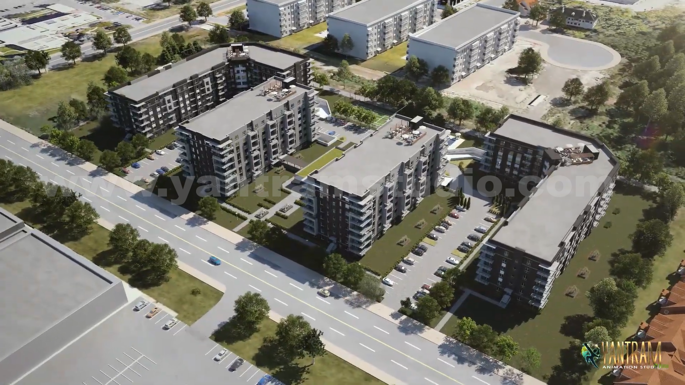 3D Architectural Visualization of Residential Apartments in San Antonio, Texas