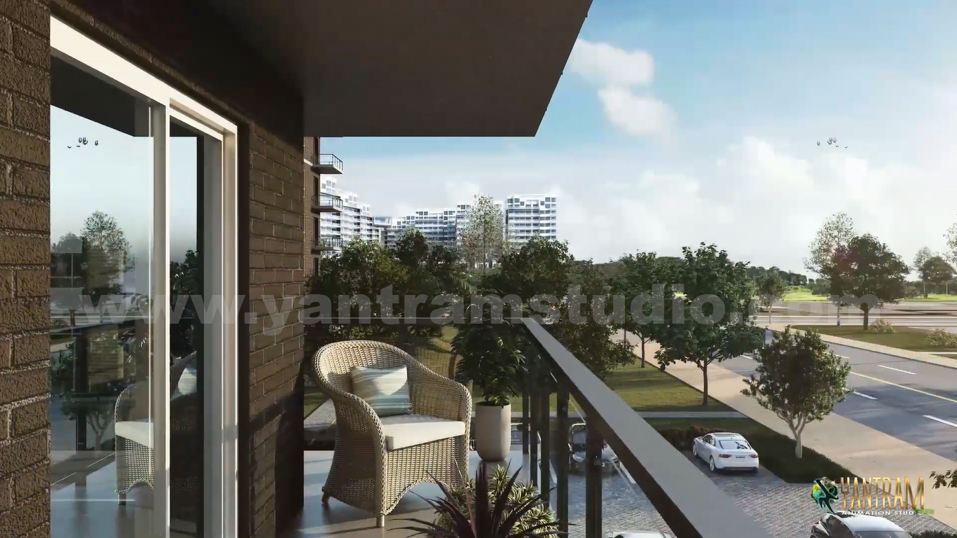 3D Architectural Visualization of Residential Apartments in San Antonio, Texas