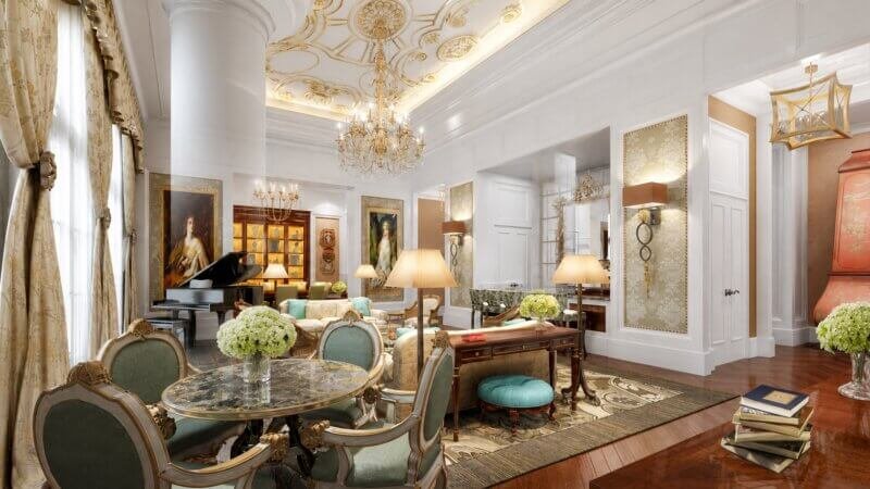Gorgeous 3D Living Room Design View