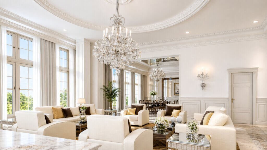 Dramatic Classic Living Room Idea