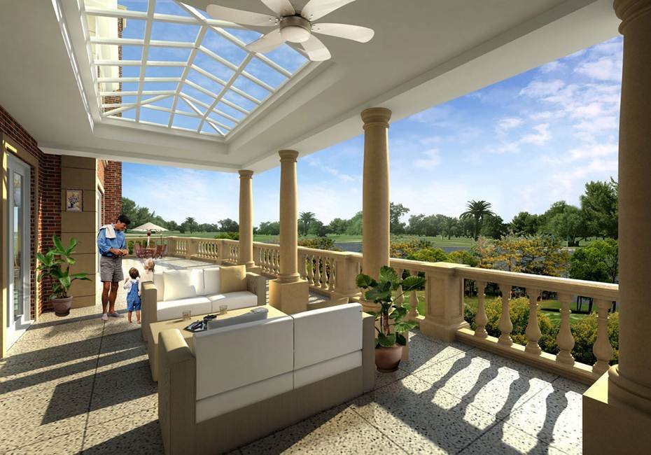 Inspirational Residential 3D Patio Concept