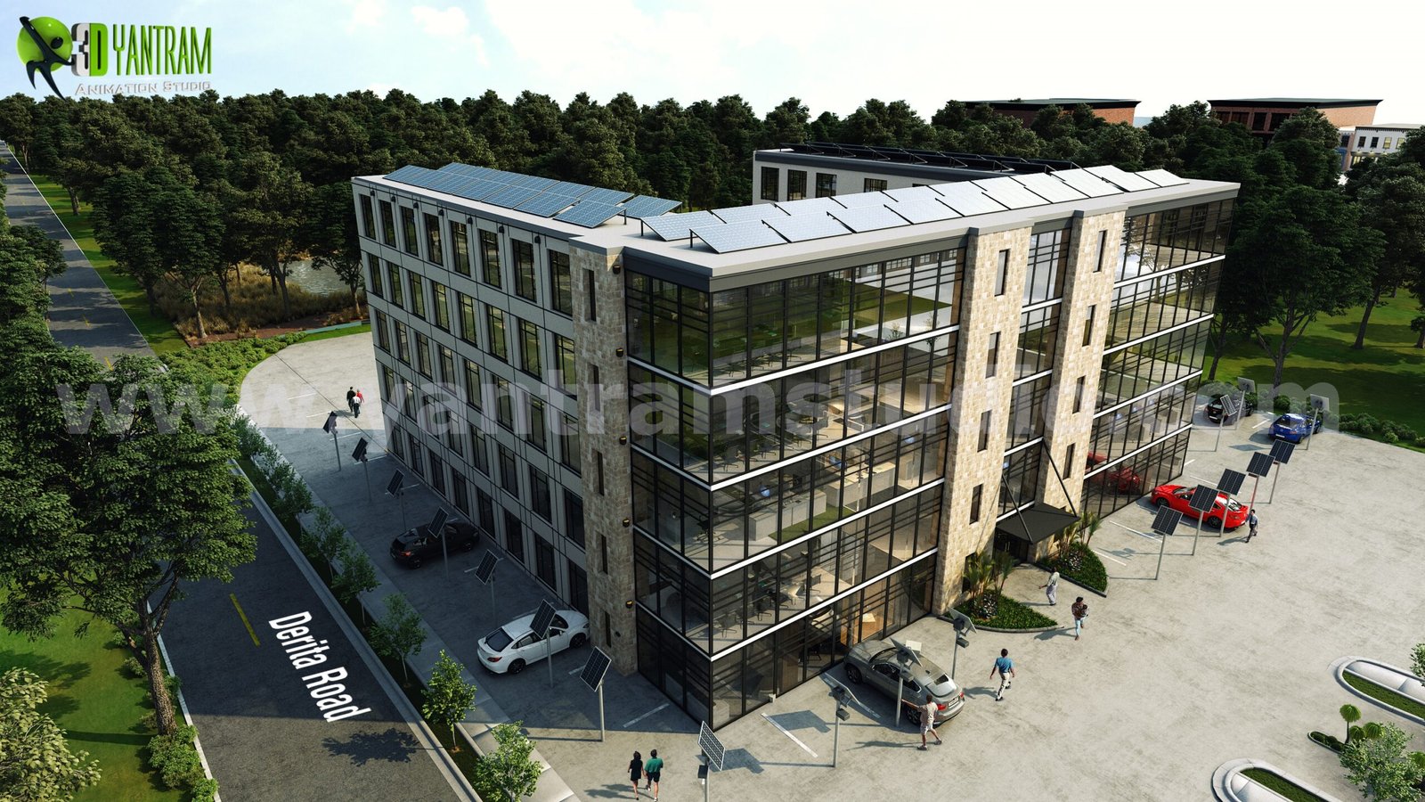 Conceptual 3D Exterior & Interior Building Animation Developed of architectural animation studio, Dubai – UAE