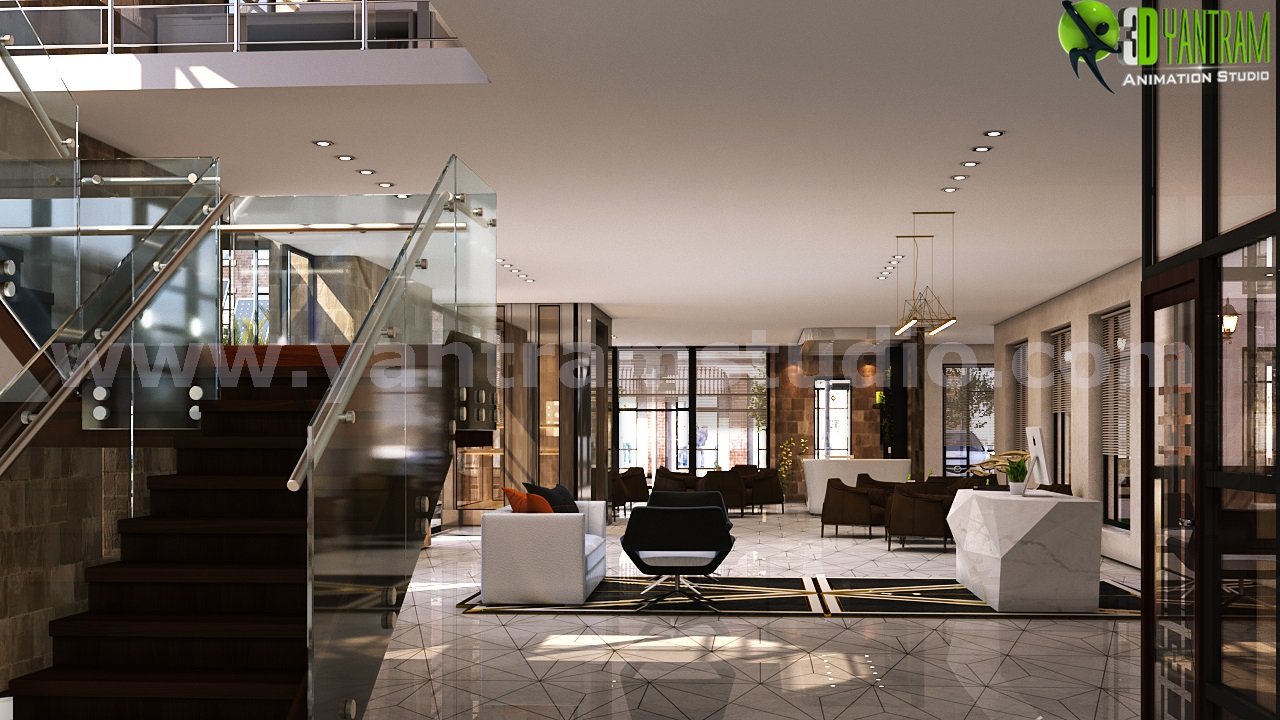 Conceptual 3D Exterior & Interior Building Animation Developed of architectural animation studio, Dubai – UAE