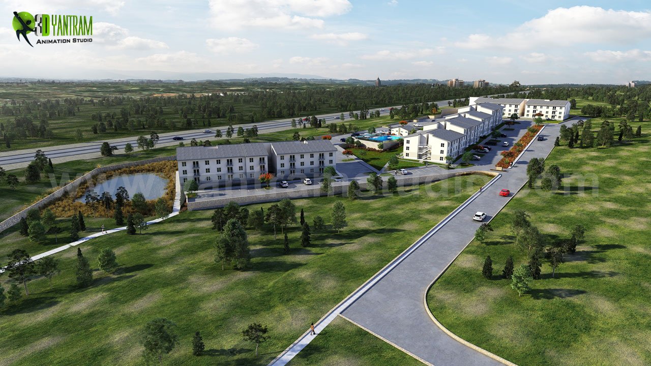 360 Walkthrough Community Apartment ideas of architectural modelling services , Milan - Italy