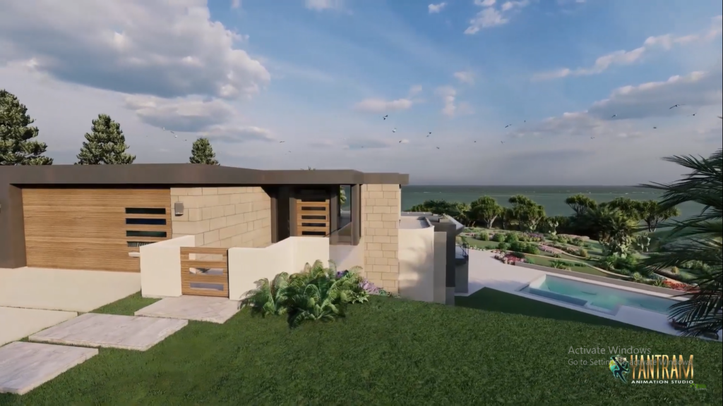 Exterior Farm House 3d Architectural Animation Studio