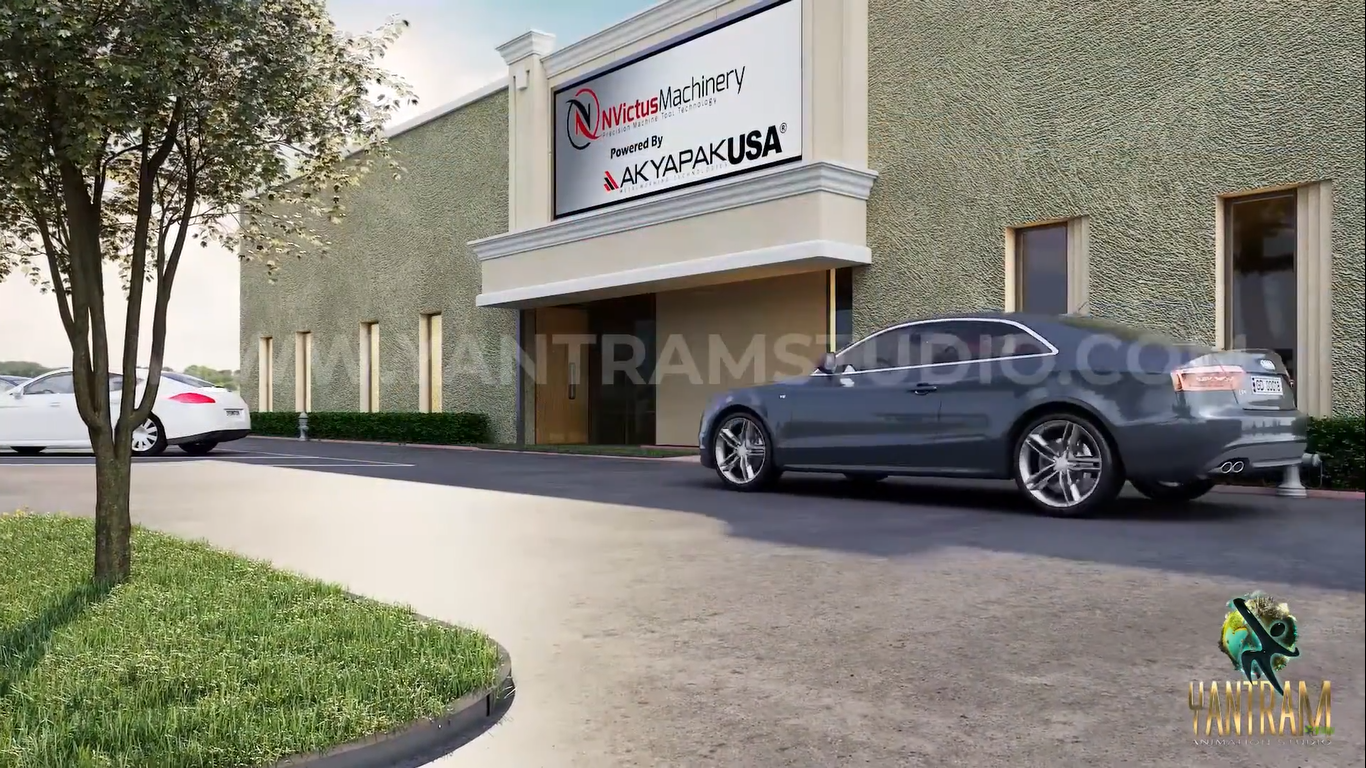 Modern Office by 3d Architectural Visualization Walkthrough