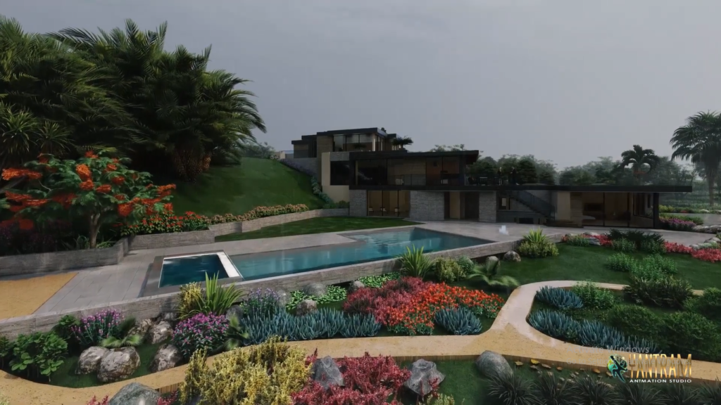 Exterior Farm House 3d Architectural Animation Studio
