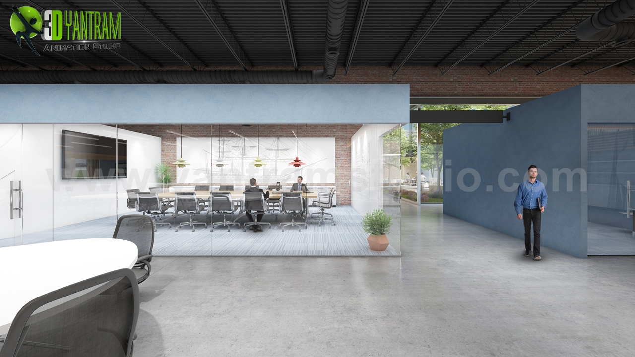 Modern Large Office Interior & Exterior Design Ideas of 3d architectural design, Dublin – Ireland