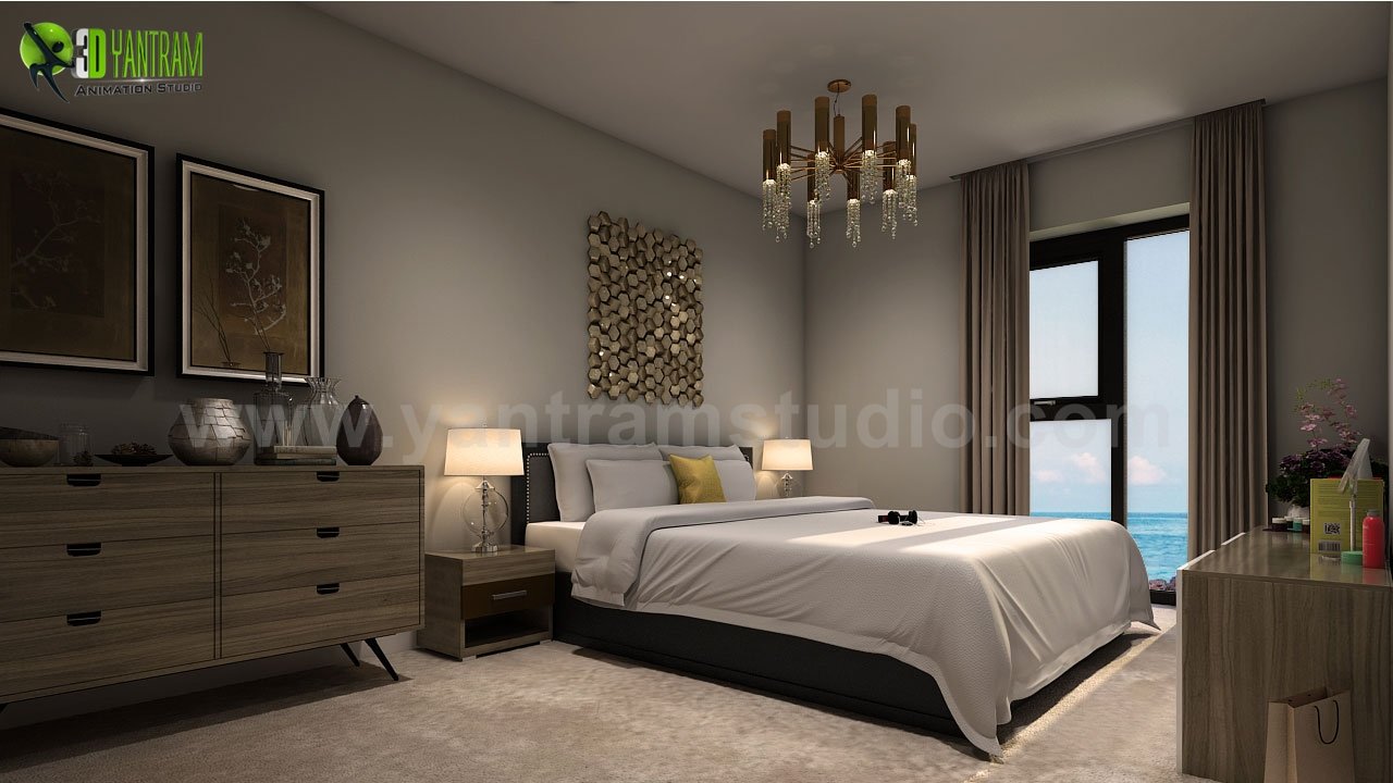 Modern Apartments with Residential Interior Unit of architectural presentation video, London – UK