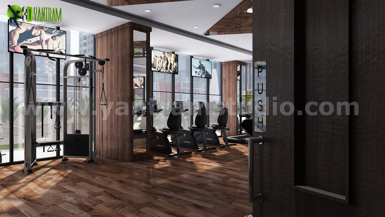 Interior Residential Community of architectural 3d walkthrough, Dubai- UAE