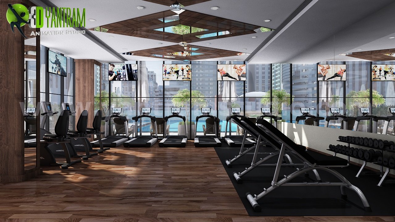 Interior Residential Community of architectural 3d walkthrough, Dubai- UAE