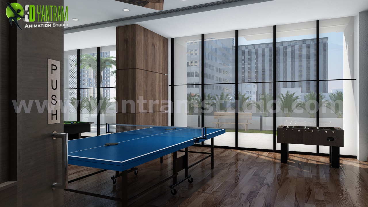 Interior Residential Community of architectural 3d walkthrough, Dubai- UAE