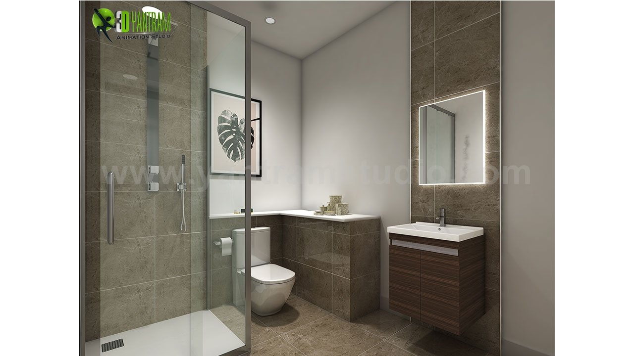 Modern Apartments with Residential Interior Unit of architectural presentation video, London – UK