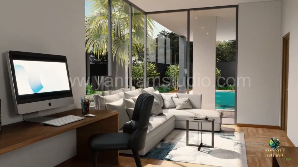 Study Room in Farm House of Architectural Virtual Tour