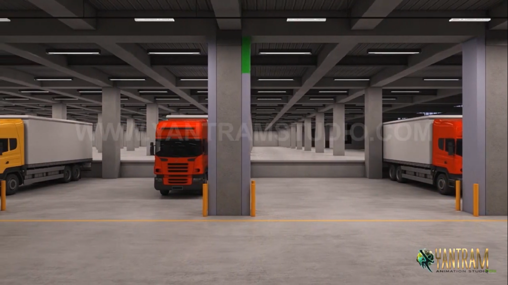 parking area 3d virtual walkthrough