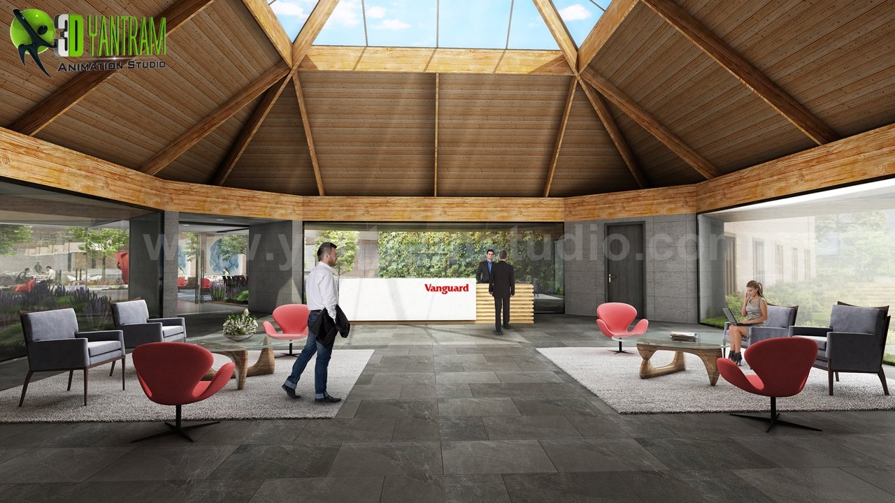 Modern Large Office Interior & Exterior Design Ideas of 3d architectural design, Dublin – Ireland