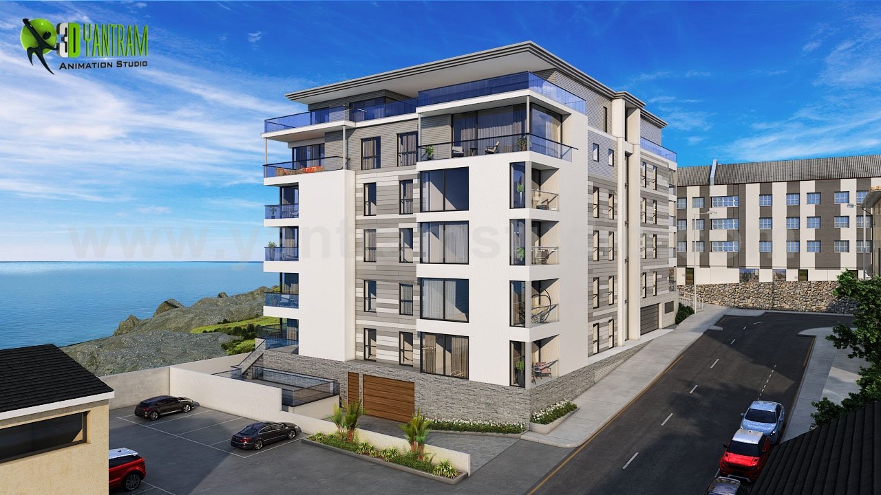Modern Apartments with Residential Interior Unit of architectural presentation video, London – UK