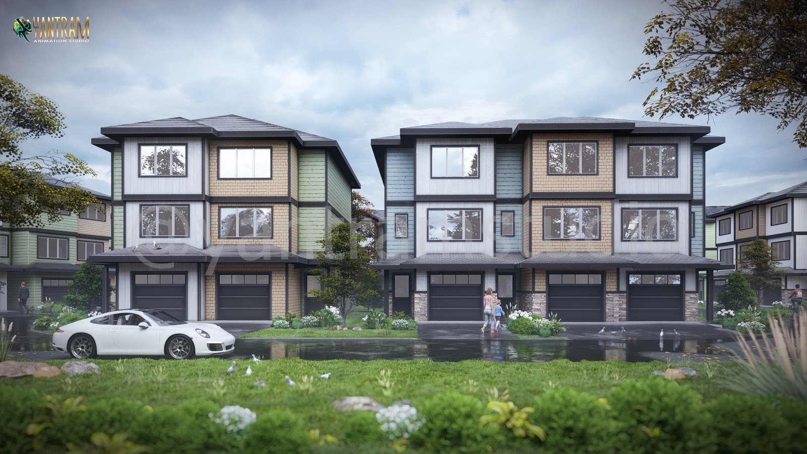 Architectural Rendering Services to Stunning Raw House Idea, Denton,Texas