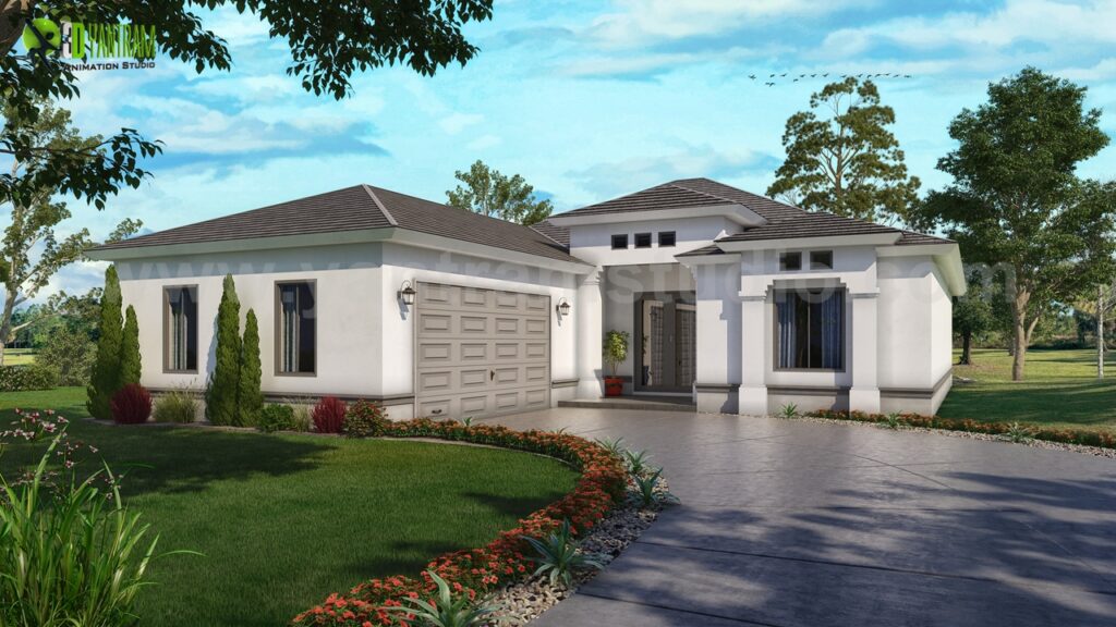 Unique 3D Exterior Home Design ideas of architectural visualization companies, Florida – USA