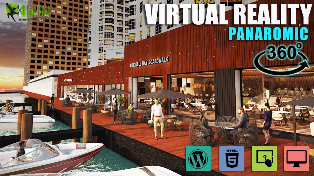 360 Virtual Reality Web Based Application developed of 3d architectural animation , Toronto - Canada