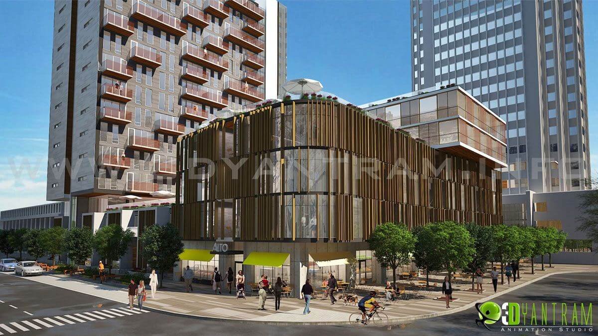 Unique-Commercial-Multistory-Building-Ideas-3d exterior-modeling-Los-Angeles