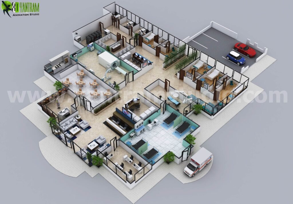 hospital-concept-3d-floor-Plan-designer-Sydney
