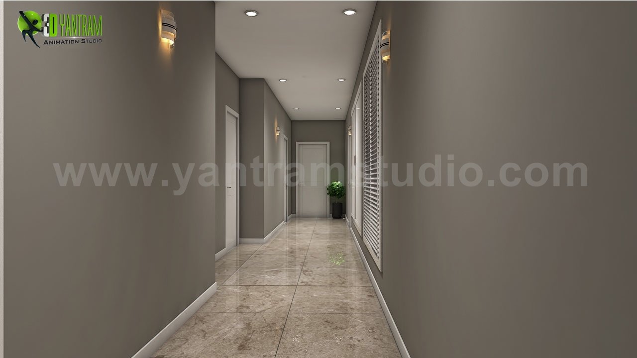 Modern Apartments with Residential Interior Unit of architectural presentation video, London – UK