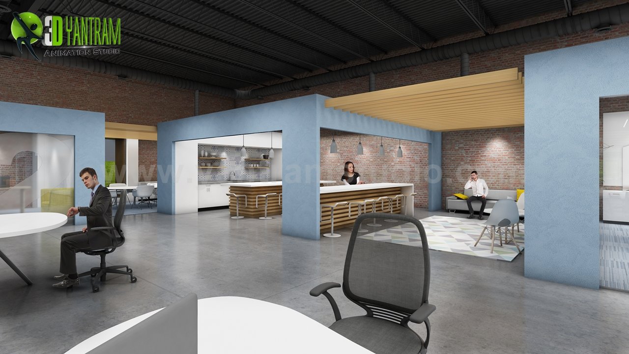 Modern Large Office Interior & Exterior Design Ideas of 3d architectural design, Dublin – Ireland