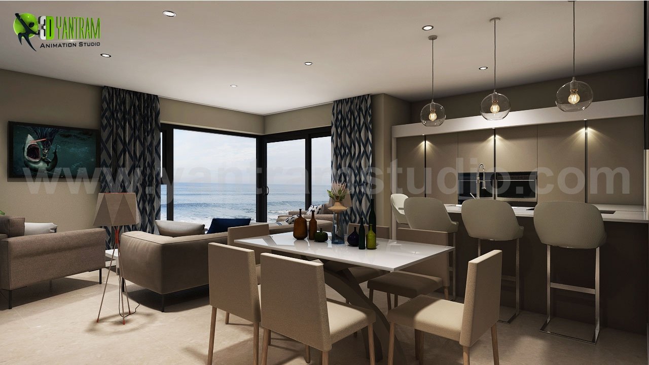 Modern Apartments with Residential Interior Unit of architectural presentation video, London – UK