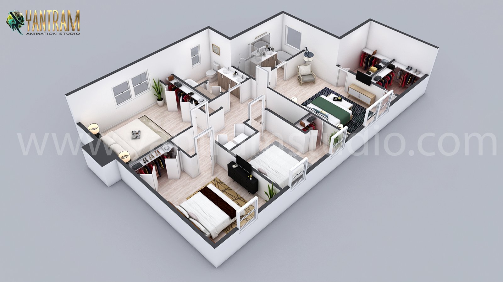Jeff_Second_3d_Floor_plan_design_Dallas - Texas