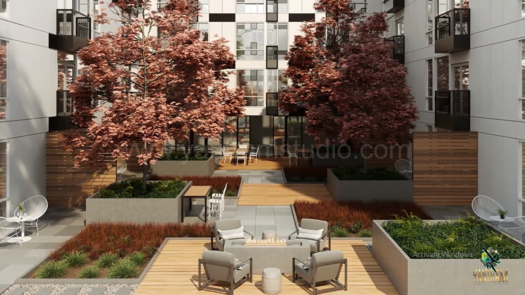 Community Area Of Residence Society of 3d architectural animation studio
