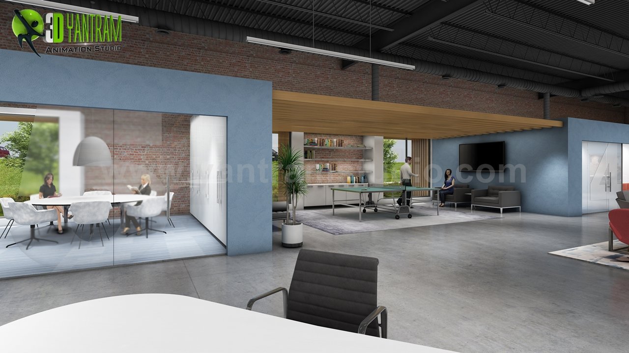 Modern Large Office Interior & Exterior Design Ideas of 3d architectural design, Dublin – Ireland