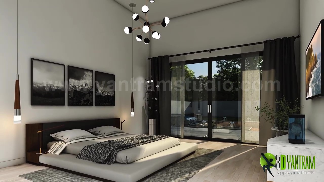 3D walkthrough Video of home with pool view San Jose California