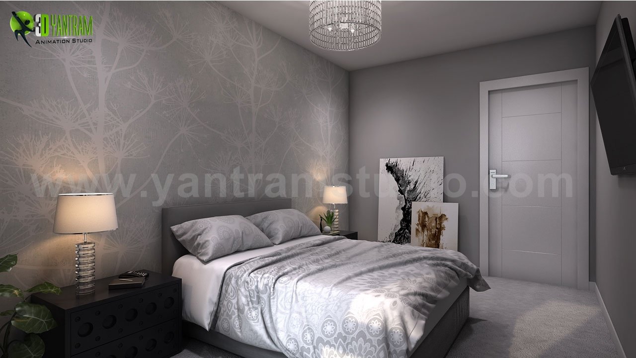 Modern Apartments with Residential Interior Unit of architectural presentation video, London – UK