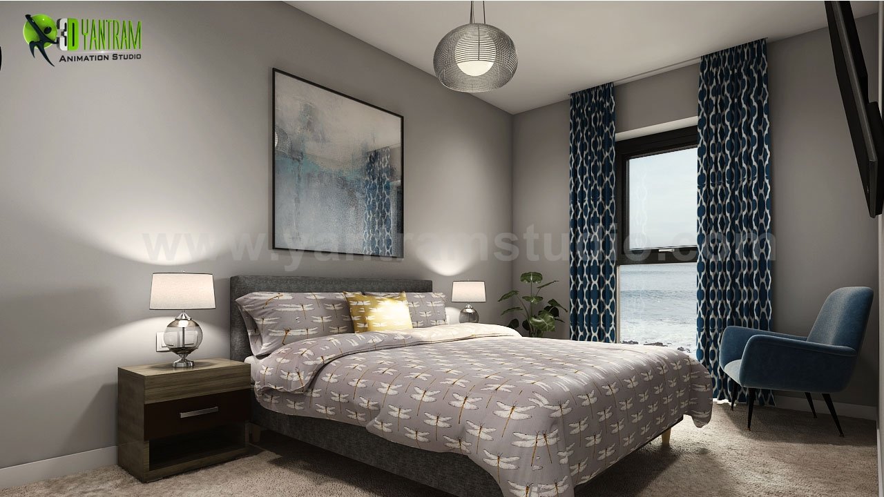 Modern Apartments with Residential Interior Unit of architectural presentation video, London – UK