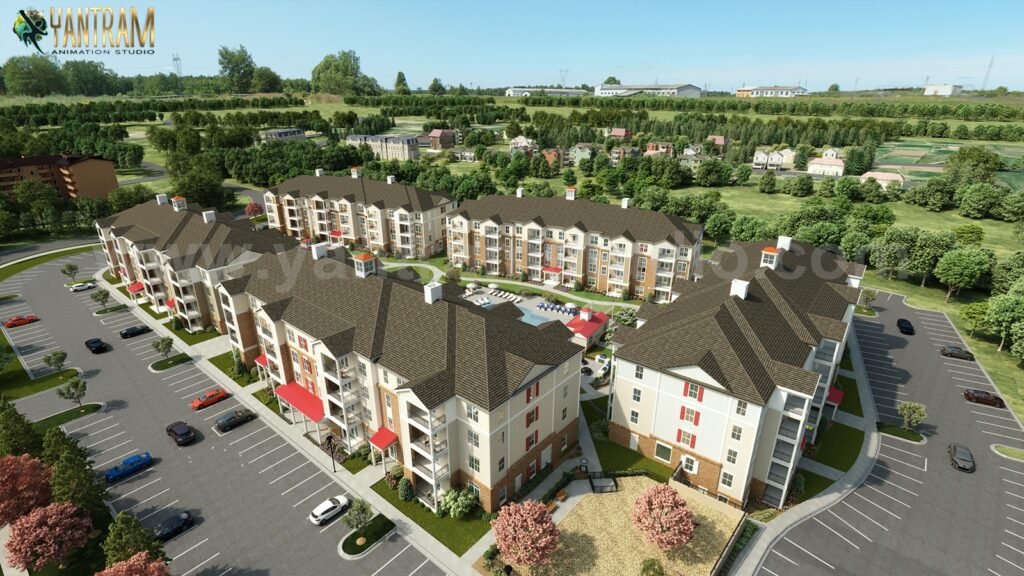 Aerial_View_Residential_Landscape_Community_of_exterior_rendering_services_by_architectural_design_studio