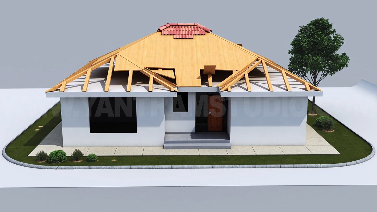 House-and-Residential-Build-Up-Animation-3d-exterior-visualization-Qatar