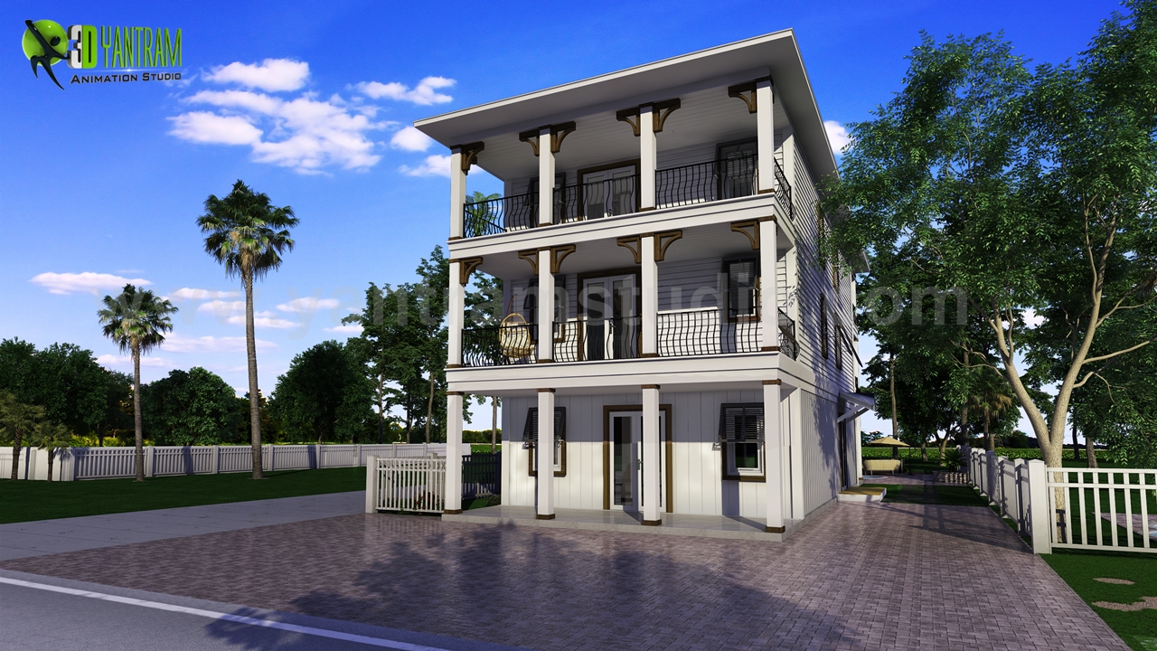 Best-3d-exterior-modeling-of-Beautiful-Home-Front-and-Back-Elevation-design-San-Diego-California