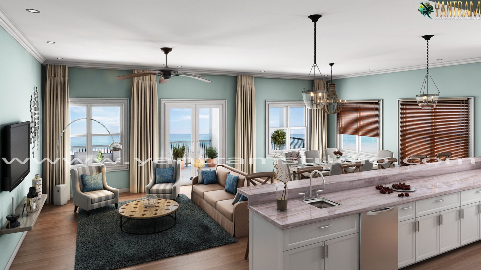 Beautiful-Mid-Century-Modern-Kitchen-Interior-Designs-of-3d-interior-designers