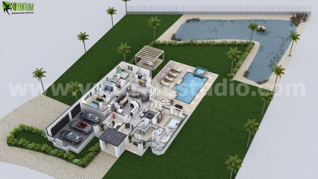 architectural, rendering, studio, visualization, services, design, Idea, floor plan, residential, home, apartment, villa, bungalow, 5000 sq ft, bedrooms, kitchens, living rooms, firm, modeling, site view, company, companies, agency, view, Idea