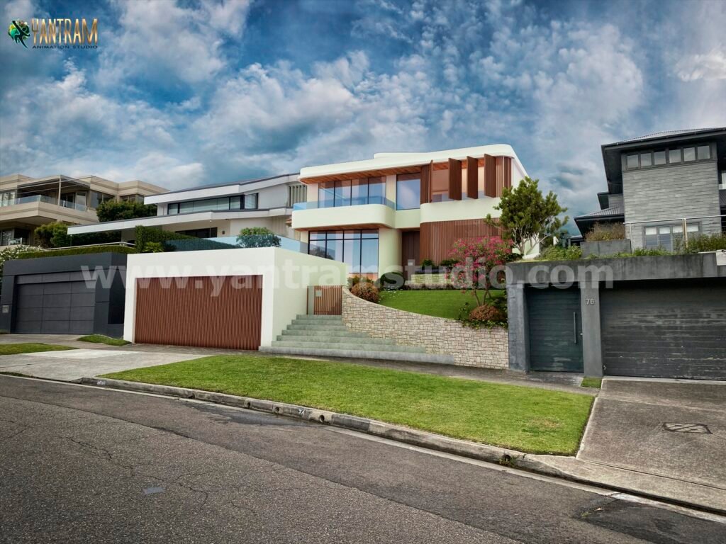 Drone-Image-Residential-House-3D-Exterior-Rendering-Services-by-Architectural-Visualisation-Studio-Amsterdam-Netherland