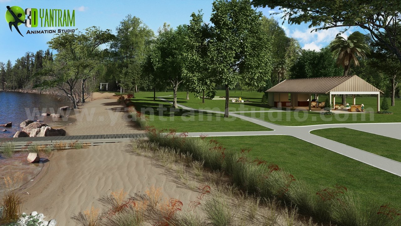 Recreation-Area-River-side-Architecture-Rendering-Ideas-3d-exterior-visualization-Florida