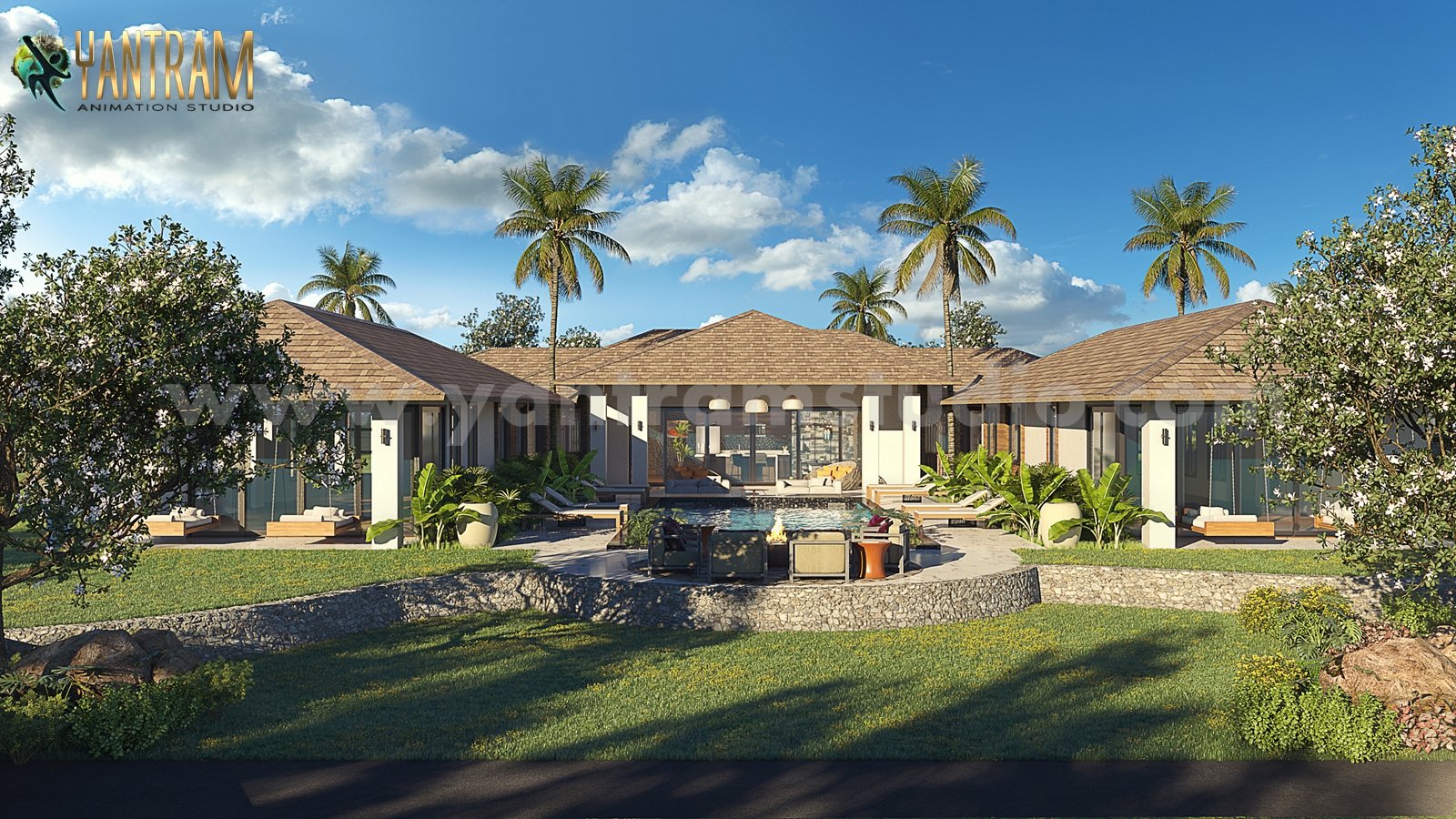 Front Yard Landscaping Residential House of architectural modelling services , Berlin – Germany