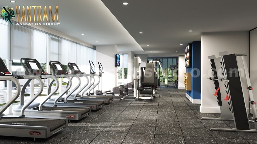 Interior-Design-of-Apartment-with-Gym-