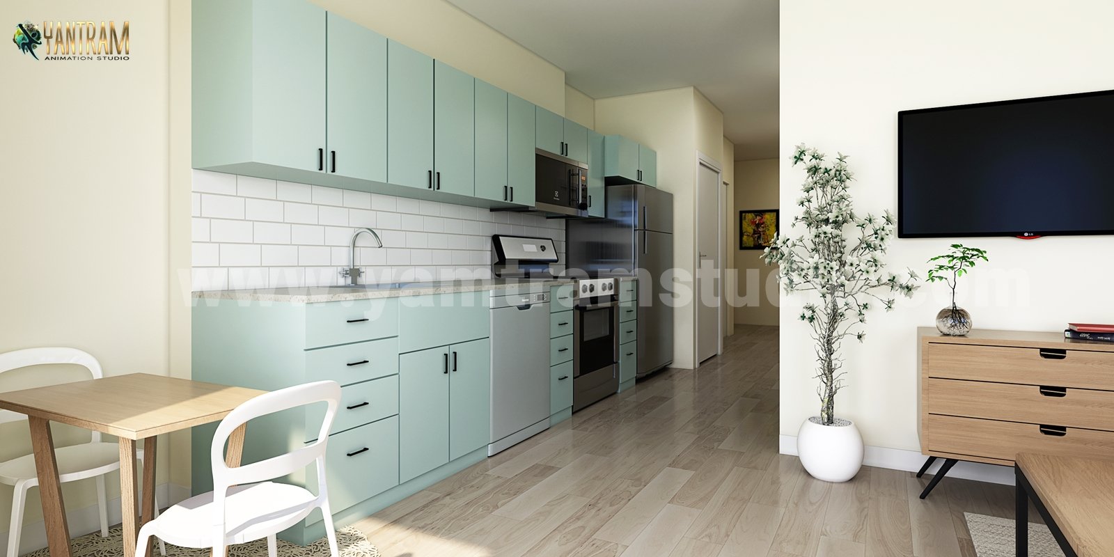modern-living-kitchen-3d-interior-design-studio-california-usa